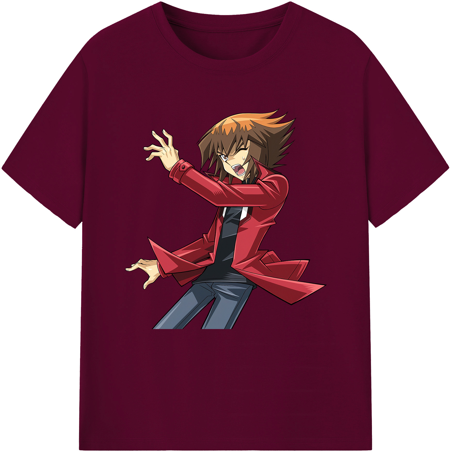 （画像用） 遊☆戯☆王 Yu-Gi-Oh! レディースカジュアルプリントTシャツ（綿100％）